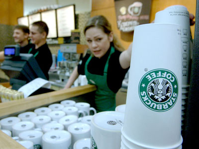 "Starbucks будет зарабатывать на соках"