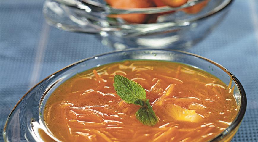 Морковный суп с медом и имбирем 