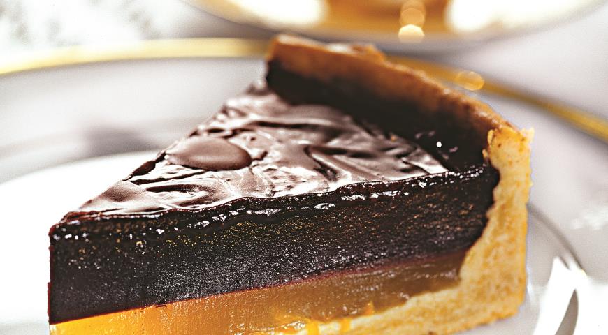 Рецепт Шоколадный торт с апельсиновым желе