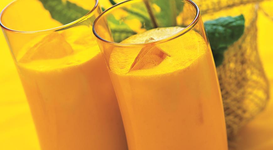 Рецепт Апельсиново-персиковый коктейль