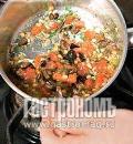 Фото приготовления рецепта: Cибас с овощным жюльеном, шаг №10
