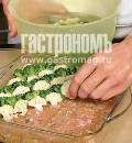 Фото приготовления рецепта: Запеканка с брокколи и цветной капустой, шаг №4