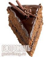 Торт с темным шоколадом