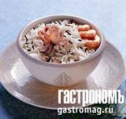 Дикий рис с морепродуктами