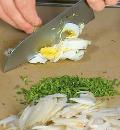 Фото приготовления рецепта: Сибас с начинкой из гречки, шаг №2