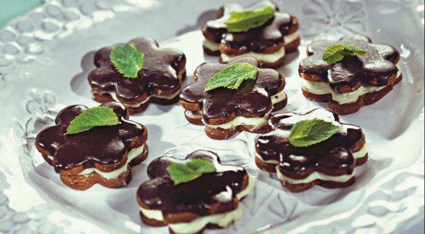 Рецепт Мятное печенье с шоколадом