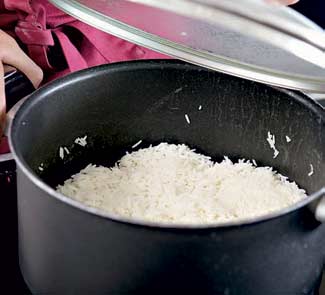 Рецепт Индийский способ отваривания риса