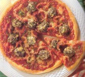 Рецепт Пицца с мясными шариками