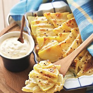 Рецепт Запеканка картофельная с луком-пореем