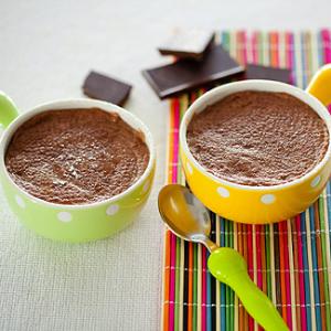 Шоколадный пудинг из манной крупы в мультиварке