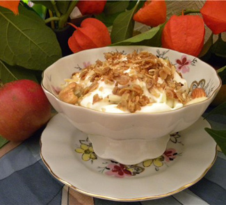Рецепт Яблочный салат с орехами