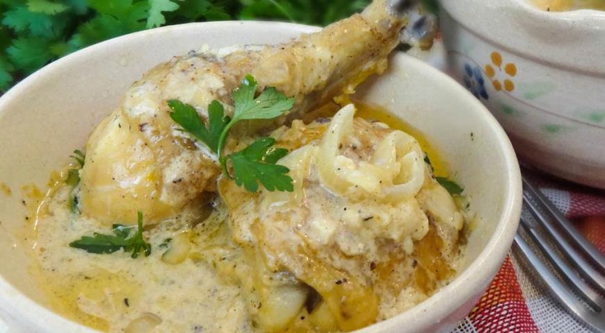 Рецепт Курица в сметане (Chicken in Sour Cream)