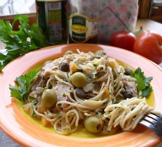 Рецепт Паста Нью-Касл с оливками