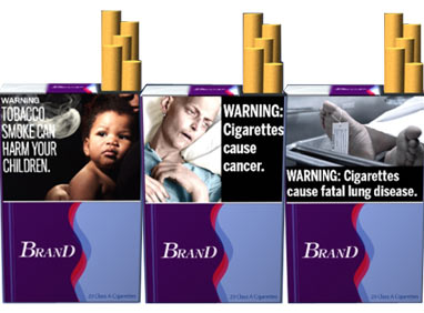 В США разрабатывают устрашающий дизайн для сигаретных пачек 