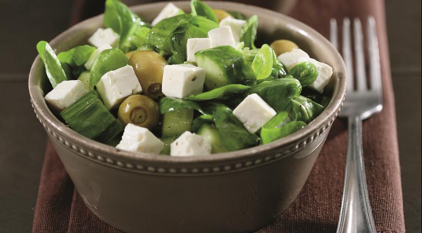 Рецепт Зеленый греческий салат