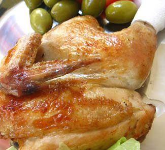 Рецепт Курица в имбирно-чесночном маринаде, запеченная в духовке