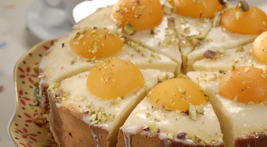 Рецепт Творожный торт с абрикосами