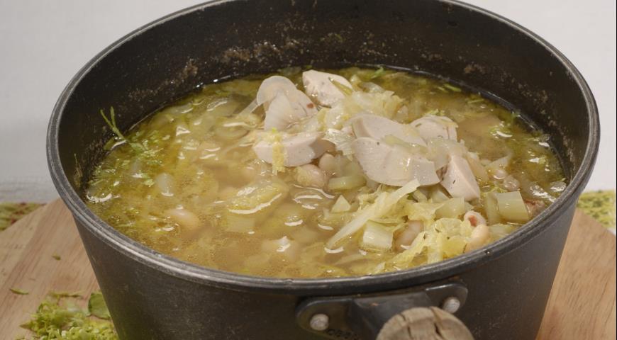 Рецепт Суп из белой фасоли и фенхеля