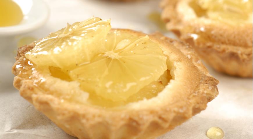 Рецепт Песочные пирожные с лимонной начинкой