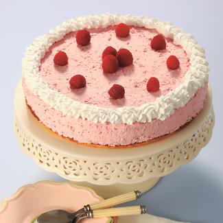 Рецепт Малиновый творожный торт