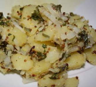 Рецепт Горячий картофельный салат