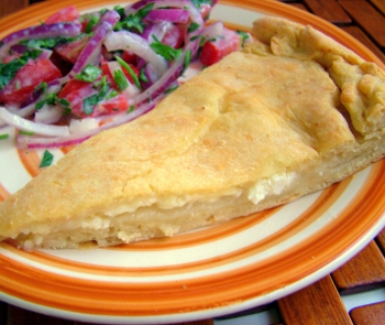 Рецепт Пирог с рассольными сырами Ленивый хачапури
