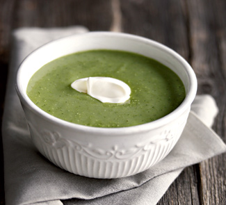 Рецепт Легкий зеленый суп