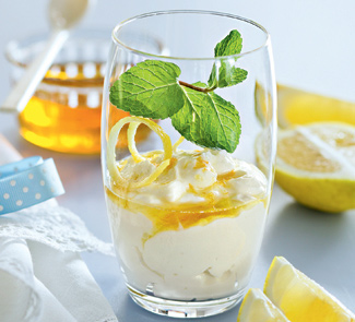 Рецепт Густой йогурт с лимонным медом