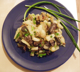 Рецепт Картошка с грибами По-домашнему