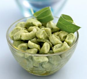 Зеленые ньокки с шалфейным маслом