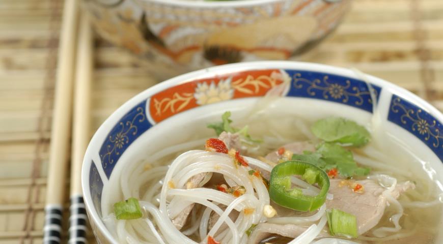 Рецепт Вьетнамский суп с рисовой лапшой