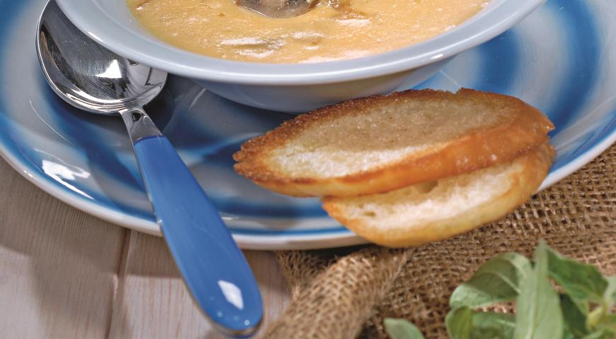 Рецепт Суп из сливочного сыра с грибами