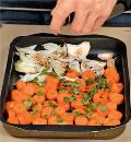 Фото приготовления рецепта: Кускус с запеченной морковью, шаг №2