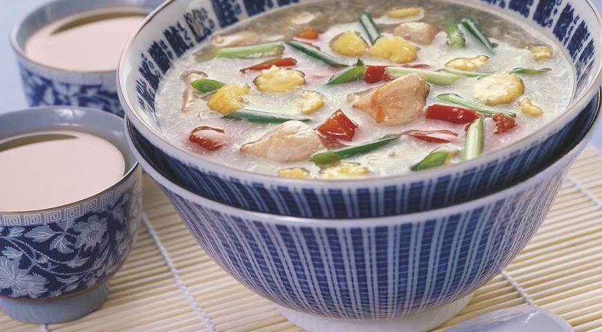 Рецепт Суп куриный с кукурузой в китайском стиле