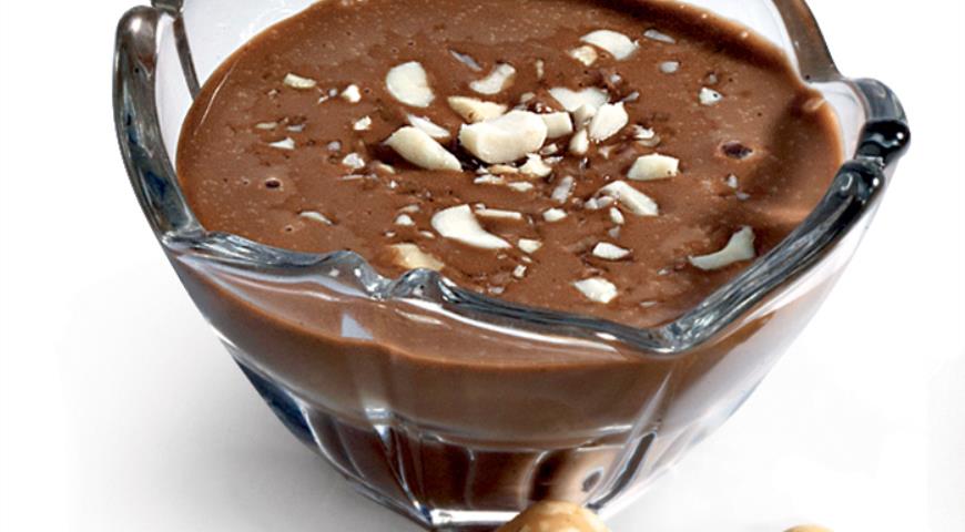 Рецепт Шоколадно-кофейный соус с орехами