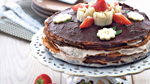 Коллекция рецептов блинных тортов на сайте Гастроном.ру