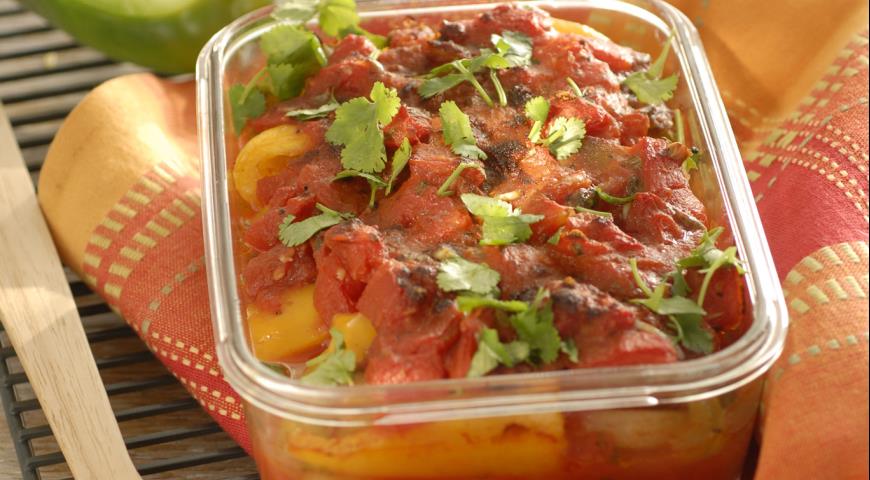 Рецепт Овощная запеканка в томатном соусе