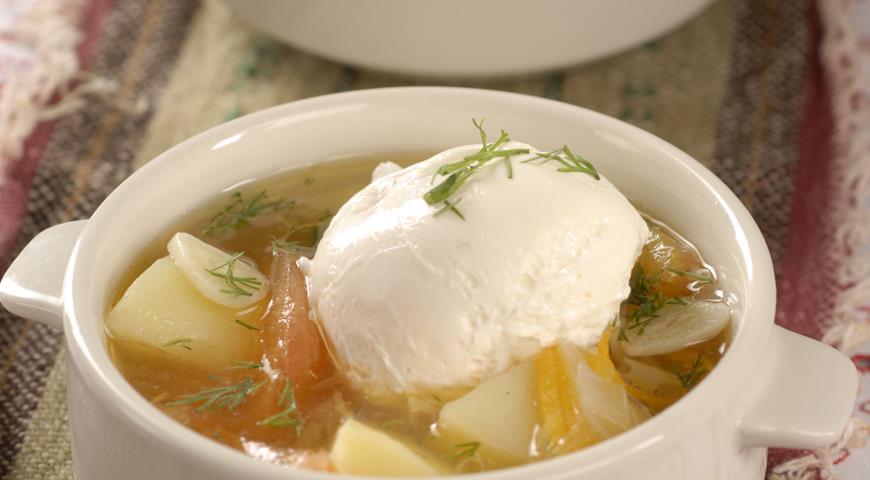 Рецепт Пасхальный яичный суп