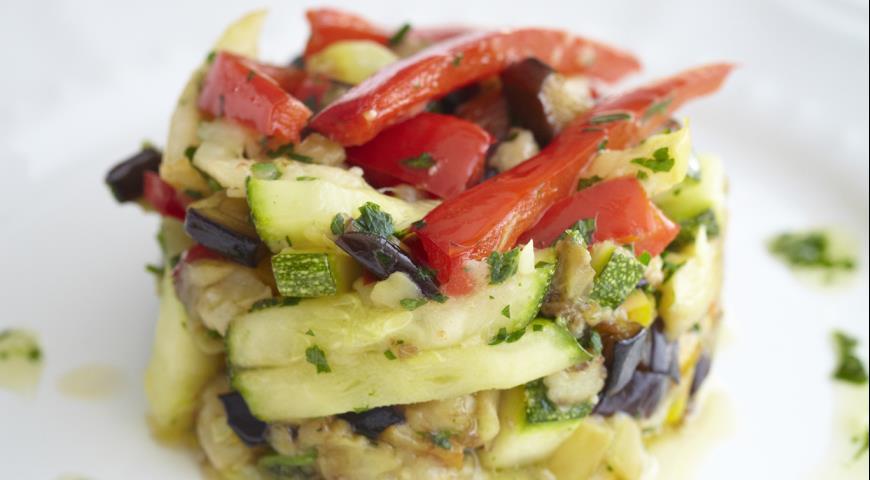 Рецепт Теплый овощной салат
