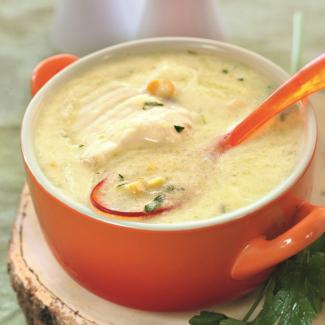 Рыбный суп с картофелем и кукурузой 2