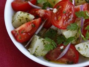 Картофельный салат — учимся готовить с Наташей Скворцовой