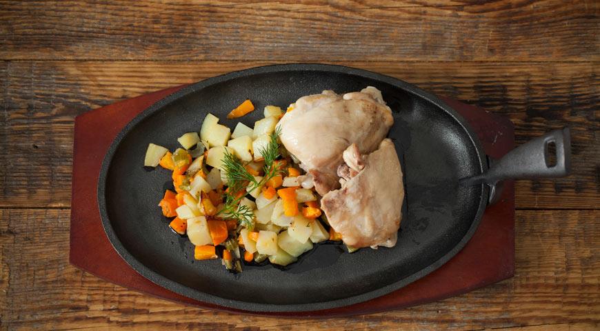 Рецепт Курица с овощами
