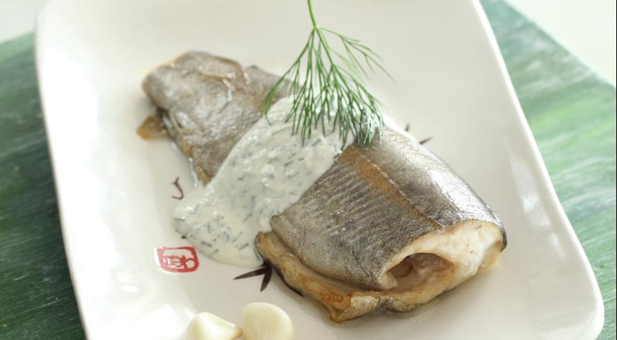 Рецепт Рыба под чесночным соусом