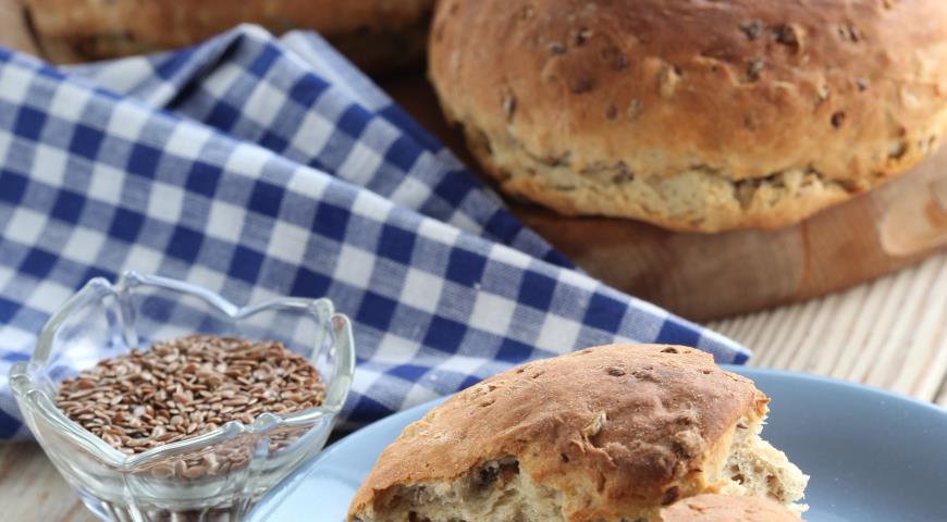 Рецепт Ржано-пшеничный хлеб с семенами