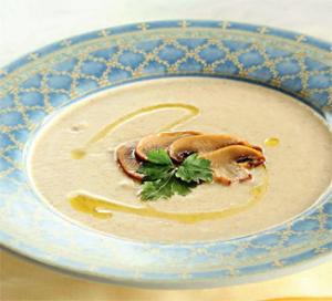 Картофельный суп с шампиньонами