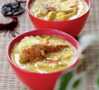 Суп с рыбой и рисовой вермишелью 2