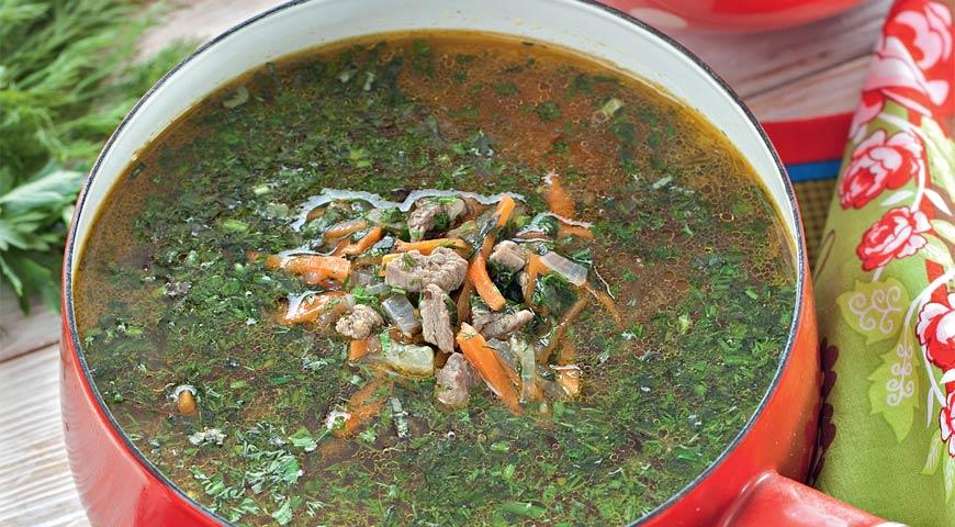 Рецепт Суп из огородной зелени