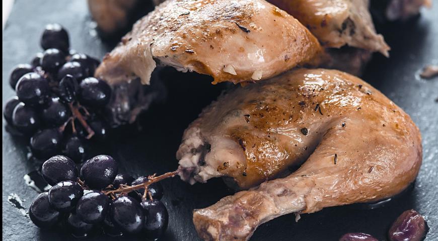 Рецепт Курица с виноградом