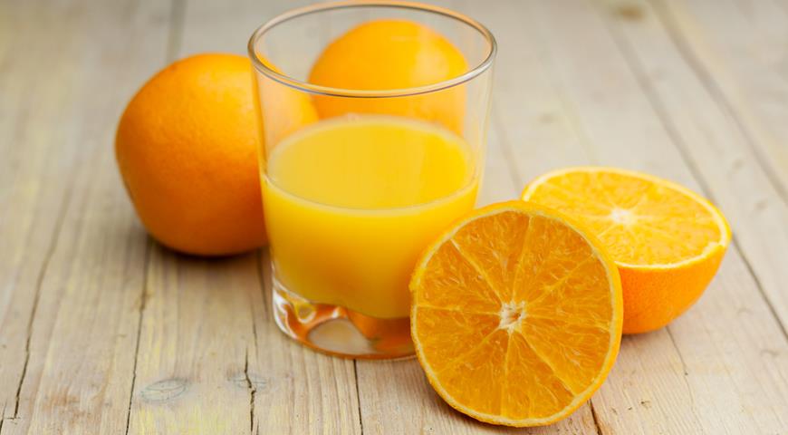 Апельсин, апельсиновый сок