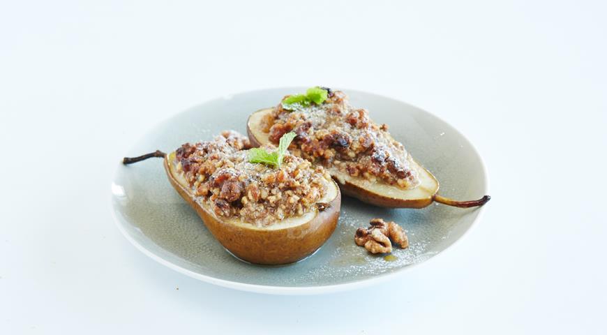 Рецепт Запеченные груши с орехами